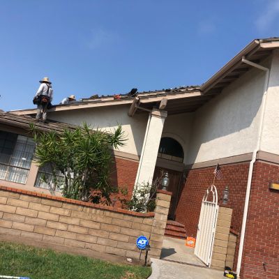 Tile roof reset: Yorba Linda, CA