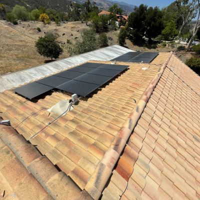 Tile Roof Cleaning & Painting: Fallbrook, CA