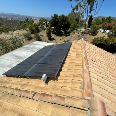 Tile Roof Cleaning & Painting: Fallbrook, CA